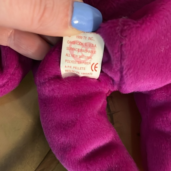 TY’s Beanie Baby Millennium, Retired, 1/1/99, Purple, w/Tags - Picture 6 of 10